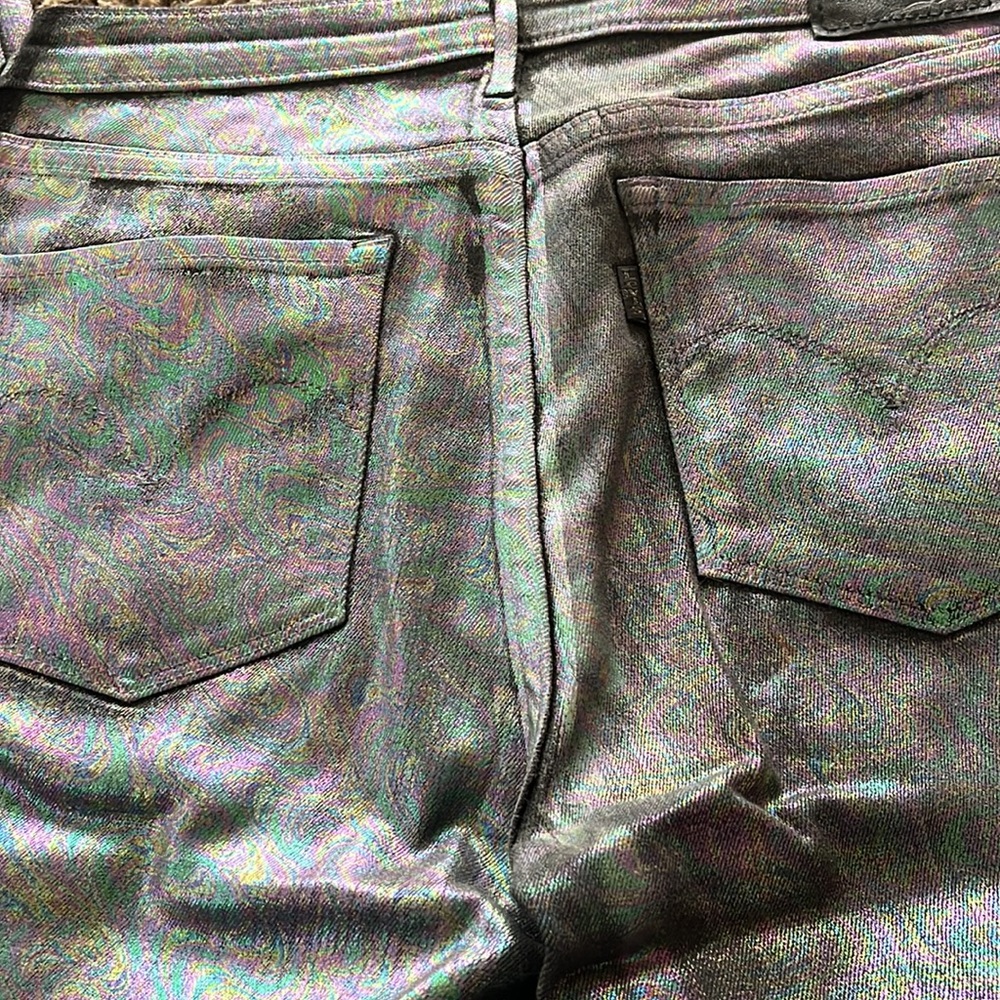 Levi’s halographic Jeggings size 28 - Picture 5 of 8